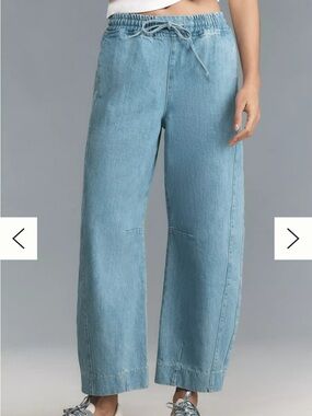 Damson Madder Felix pull in barrel jeans